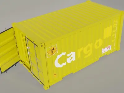 shipping container 3D model purchase