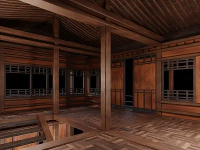 Medieval Houses 29- 4K Textures Game Ready Low-poly 3D model