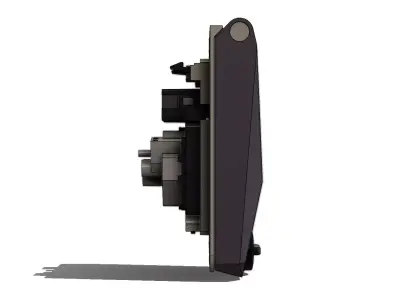 Weidmuller Frontcom Vario 1TOM10A 1RJ45 USB PL  Access Panel 3D model