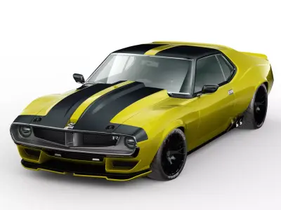 AMC Ringbrothers Javelin Defiant 1972 3D model