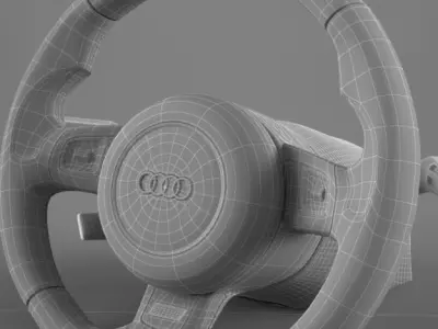 Steering Wheel Audi TT RS 3D model