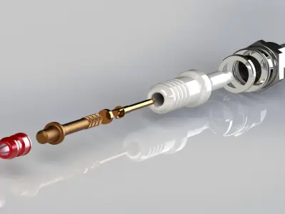 Spark Plug 3D model by LimonDesign