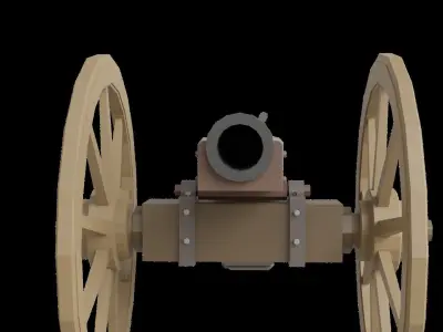 cannon century 15 Free 3D model