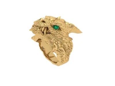 Dragon Ring 3D print model