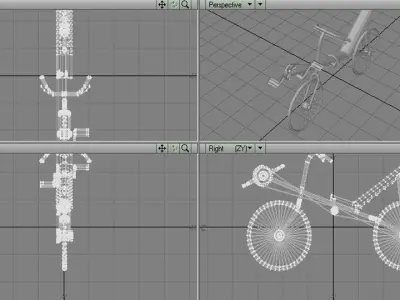 Bicycle - Recumbent 3D model