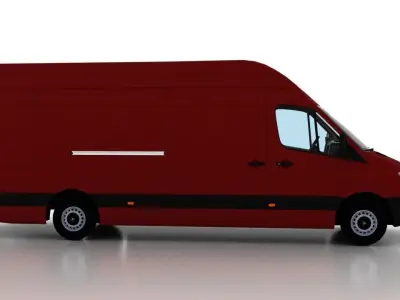 Mercedes Benz Sprinter L4H3 2009 Cargo EU 3D model