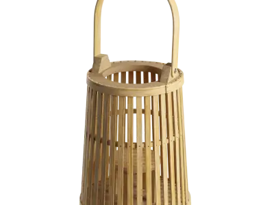  Wicker Bamboo Lantern Model 