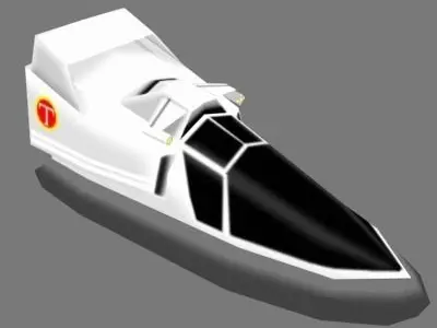 BHoverCraft speedboat 3D model
