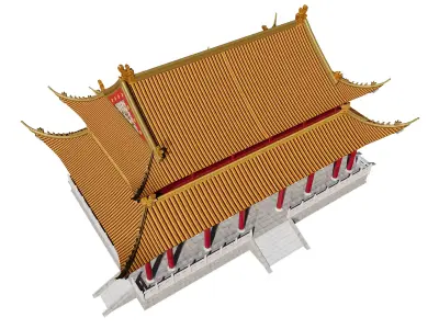 Imperial Palace Hall 3D model purchase