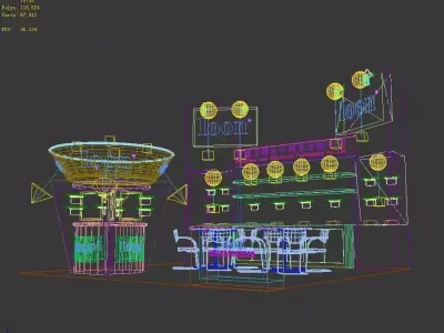Exhibition - Area -6X6-3DMAX2009-43 3D model