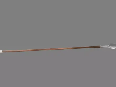 Stylized Basic Spear Low Poly Low-poly 3D model