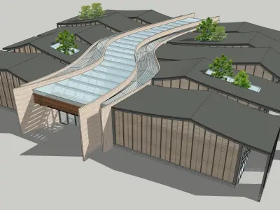 Sketchup Building F5 Free 3D model