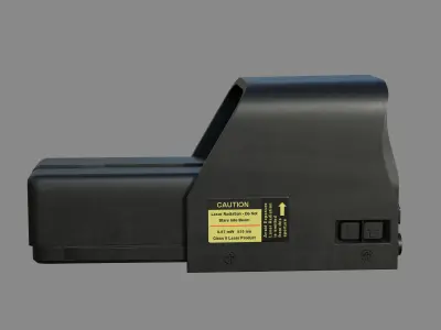 Weapon - Scope - 03 - HoloSight Low-poly 3D model