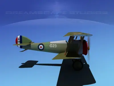 Sopwith Camel 3D model V2