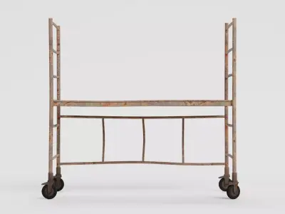 -Old Scaffolding V3- 3D model