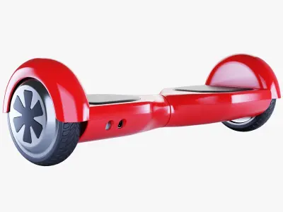 Hoverboard 3D model Textured