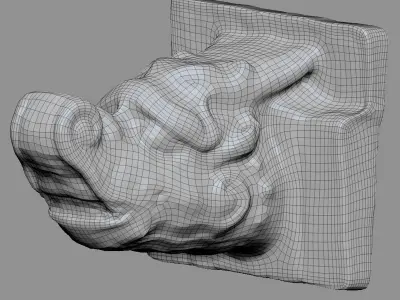 Antique Dragon Console 3D print model