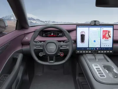 Car interior Low-poly 3D model