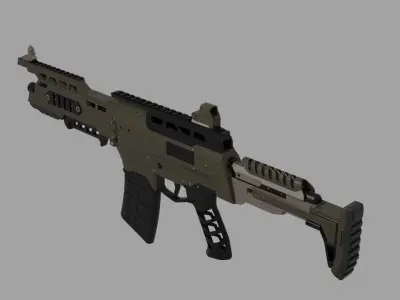 rifle gun  3D model