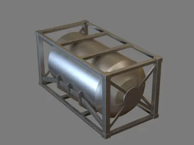 Oil Tank 3D model get