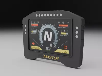 ECUMaster DIGITAL DASH DISPLAY Free 3D model