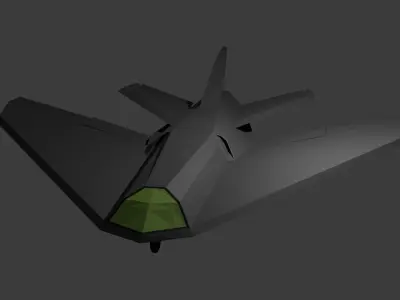 stealth jet 3D model