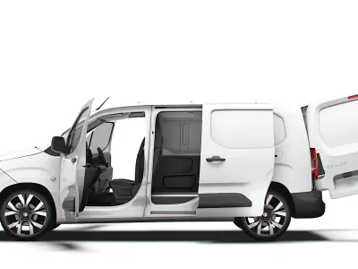 Vauxhall Combo LWB Van HQ Interior 2024 3D model