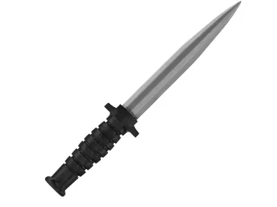 battle knife v9 3D model
