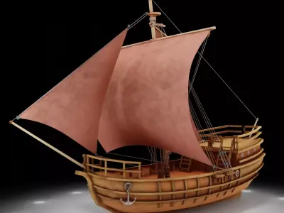 A Ship 3D model