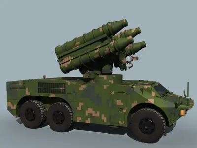 HQ-7B 3D model