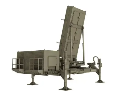 EL  M-2084 Radar 3D model