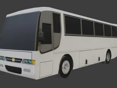 Busscar El Buss 320 Low-poly 3D model