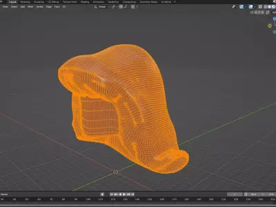 Custom3Dprint Minifigure Accessory - Minifigure Hair S2 - 044 3D print model