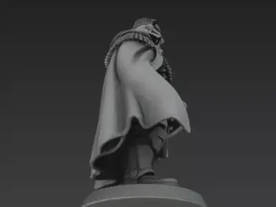 Marshal Wilhelm of the Valour Korps - Heroic Commander Regalia 3D model