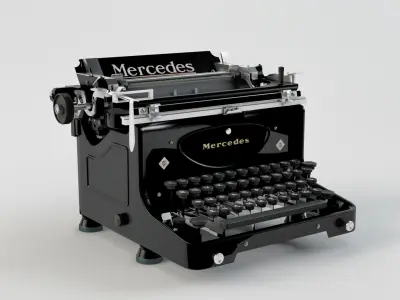 MercedesTypewriter 3D model