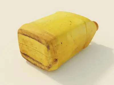 Dirty Container - Plastic Bottle 3D model
