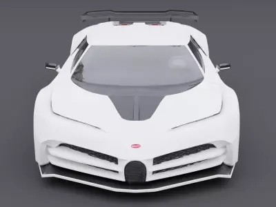 Bugatti centodieci 3D model