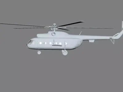 Mi 8 helicopter 3D model