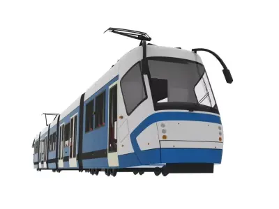metro train 3D model purchase