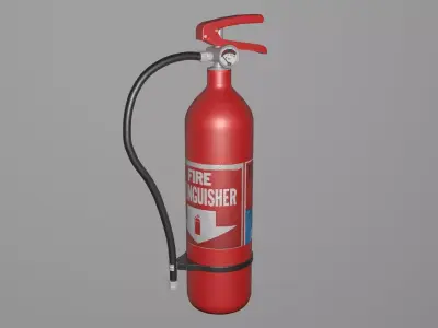 Fire Extinguisher  Low-poly 3D model get