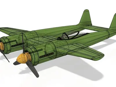 Junkers EF109 3D print model purchase