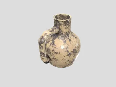Medieval Vessel Low-poly 3D model