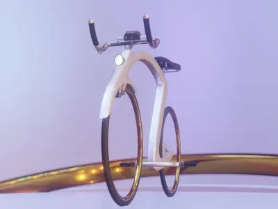 Electric bike 3D model 3D model