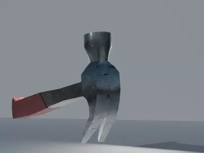 Low Poly Hammer - Game Ready Tool Low-poly 3D model