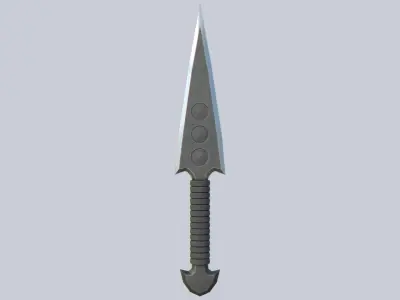 Kunai Low-poly 3D model order