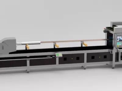  Pipe cutting machine 3D model
