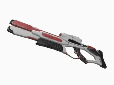 Gun sci-fi  3D model