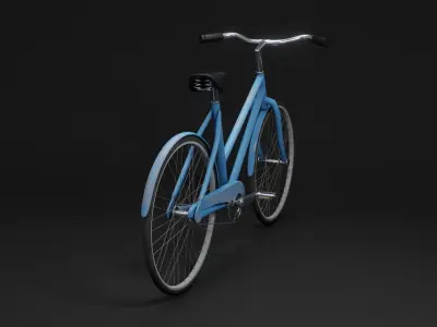 Retro Bike 3D model purchase