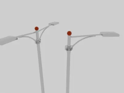 Free Street Light Pole Free 3D model