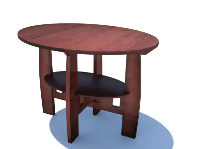 Antique Limpert Table 3D model